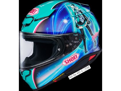 263306 moto helma shoei nxr2 hatsune miku tc 4 velikost m