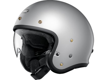 264017 moto helma shoei j o2 matt light silver velikost xxl