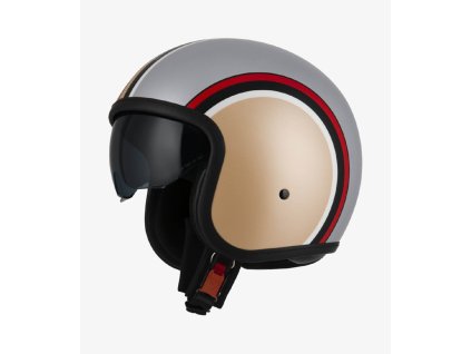 nzi rolling 4 sun diana copper platinum matt open face helmet 050406as21