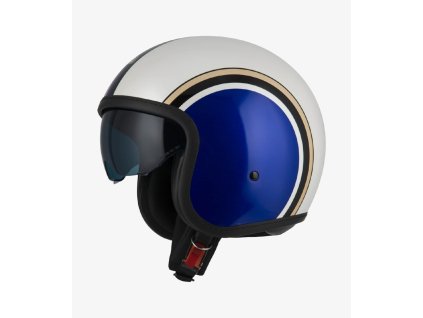 nzi rolling 4 sun diana blue pearl white open face helmet 050406as22