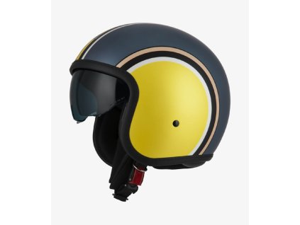 nzi rolling 4 sun diana lime titanium matt open face helmet 050406as23