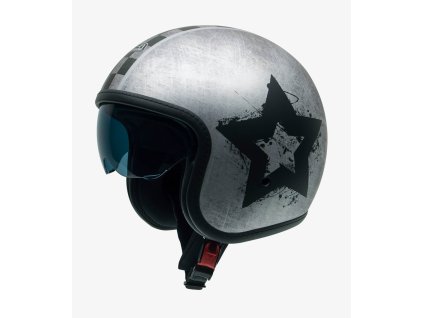 nzi rolling 4 sun matt lone open face helmet 050406a027