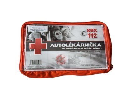 Textilní AUTO lékárnička dle vyhlášky Ministerstva dopravy České republiky č. 341/2014 Sb.