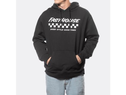 Apex Hooded Pullover Black