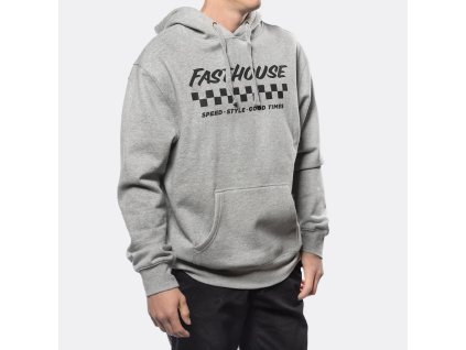 Apex Hooded Pullover Heather Gray