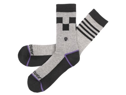 Clash Performance Crew Sock Heather Gray