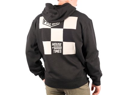 Gibson Hooded Pullover Black poseB