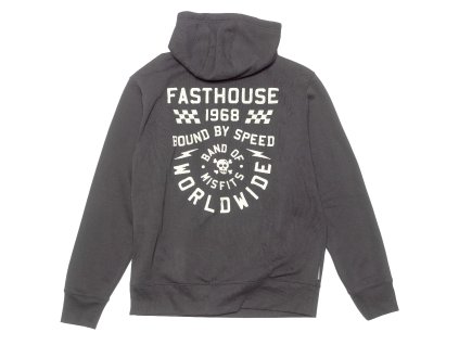 Seaver Hooded Pullover Black Detail2