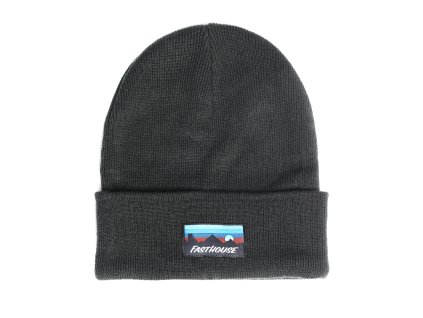 Silhouette Beanie Black F