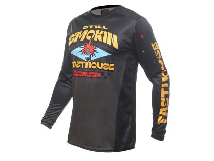 Fasthouse Still Smokin 24 Jersey Black