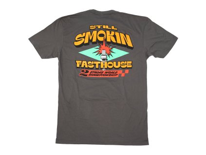 Fasthouse Still Smokin Tee Heavy Metal (3)