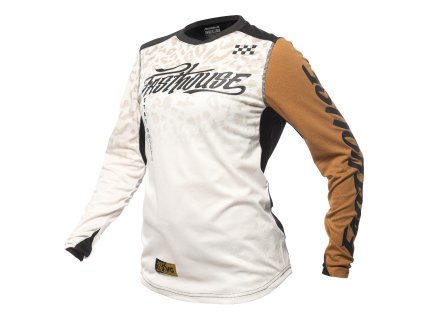 Womens Elrod Stay Golden Jersey Chalk Camel F