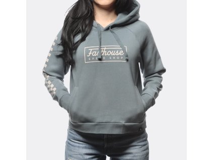 Fasthouse Women´s Kepsake Hooded Pullover Stormy Blue