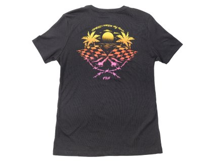 Womens Sun Struck Tee Black B