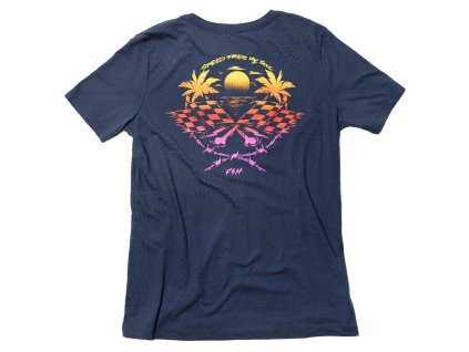 Womens Sun Struck Tee Vintage Navy B