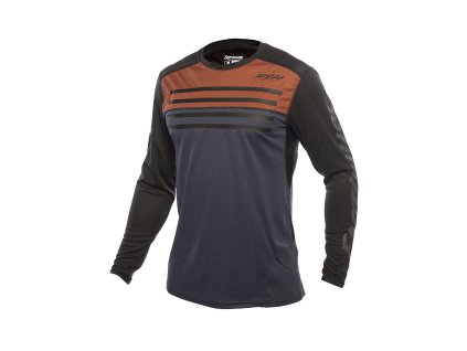 Youth Alloy Sidewinder LS Jersey Rust Midnight Navy F