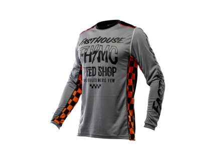 Fasthouse Youth Grindhouse Brute Jersey Gray Black
