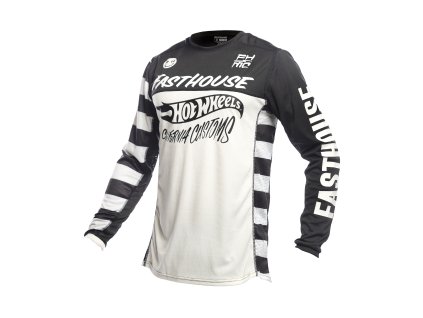 Youth Grindhouse Hot Wheels Jersey White Black F