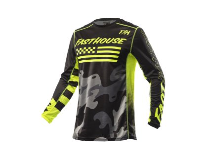 Youth Grindhouse Riot Jersey Black HiViz F 1200