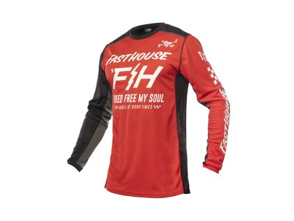 Youth Grindhouse Slammer Jersey Red Black F