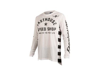 Fasthouse Youth Originals Air Cooled Jersey White 1