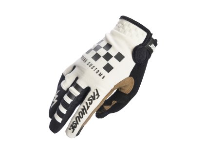 Youth Speed Style Hot Wheels Glove White Black 2