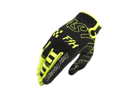 Youth Speed Style Riot Glove Black HiViz 1