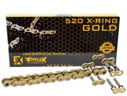 50132 prox retez hnaci x ring gold 520 120 clanku barva zlata spojka v sade 37 8kn