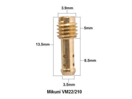 53066 prox volnobezna tryska mikuni typ vm22 210 prumer 65 1 ks