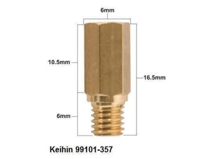 56567 prox hlavni tryska keihin typ 99101 357 prumer 115 1 ks