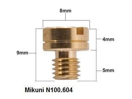 56849 prox hlavni tryska mikuni typ n100 604 prumer 117 5 1 ks