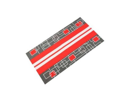 70046 twoeightfive multifunkcni satek na krk stripe block red cerveny