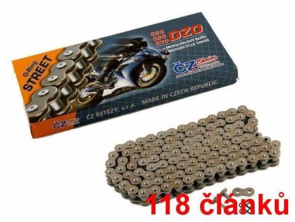 83567 cz retez 530dzo barva cerna 118 clanku vcetne nytovaci spojky rivet
