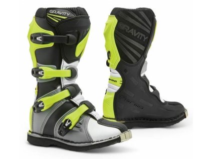 96104 detske forma gravity sedo bilo neonove zlute boty moto boty 35