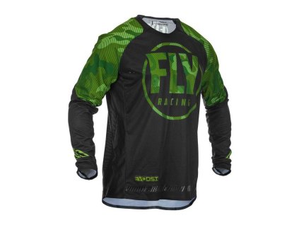 96815 fly racing evolution 2020 dres na motokros barva zelena cerna velikost m
