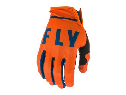 96857 fly racing lite 2020 rukavice na motokros barva oranzova navy velikost 3xl