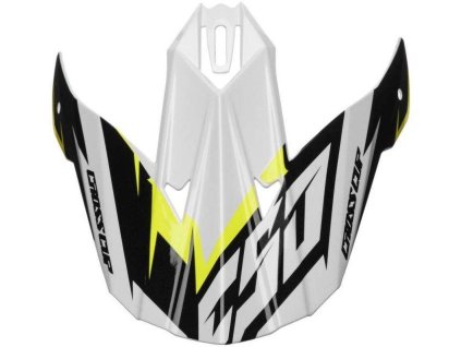 97028 ksilt pro prilby cassida cross cup two bily zluty fluo cerny sedy