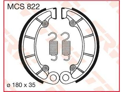 97358 trw mcs822 brzdove pakny celisti na motorku
