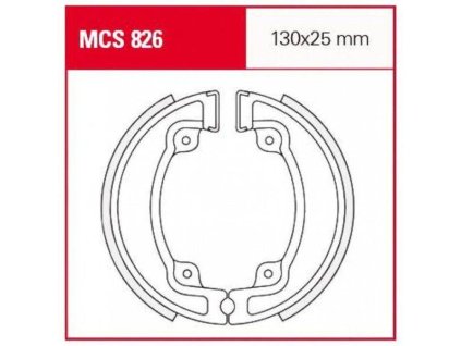 97367 trw mcs826 brzdove pakny celisti na motorku
