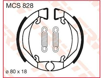 97373 trw mcs828 brzdove pakny celisti na motorku