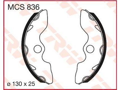 97391 trw mcs836 brzdove pakny celisti na motorku