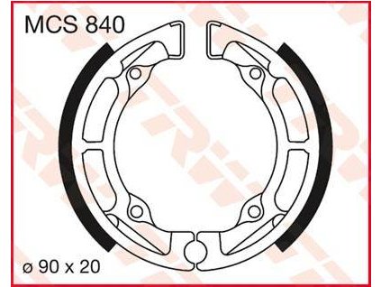 97400 trw mcs840 brzdove pakny celisti na motorku