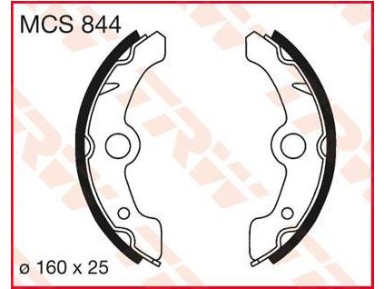 97409 trw mcs844 brzdove pakny celisti na motorku
