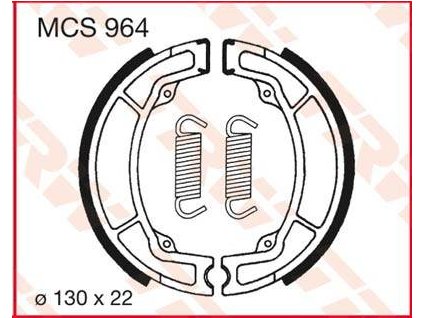 97520 trw mcs964 brzdove pakny celisti na motorku