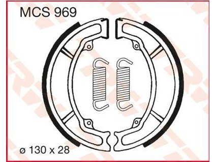 97529 trw mcs969 brzdove pakny celisti na motorku