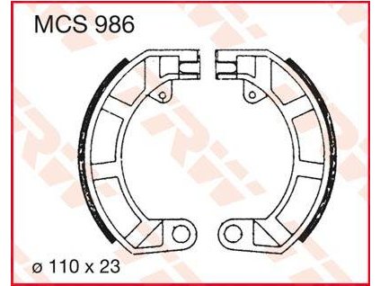 97550 trw mcs986 brzdove pakny celisti na motorku