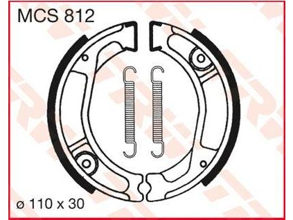 97607 trw mcs812 brzdove pakny celisti na motorku