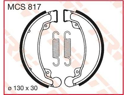97616 trw mcs817 brzdove pakny celisti na motorku