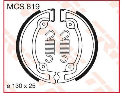 97622 trw mcs819 brzdove pakny celisti na motorku