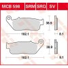 166065 trw mcb598srq racing sintrovane brzdove desticky na motorku